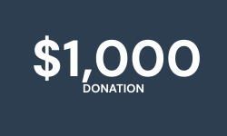 $1,000 Donation